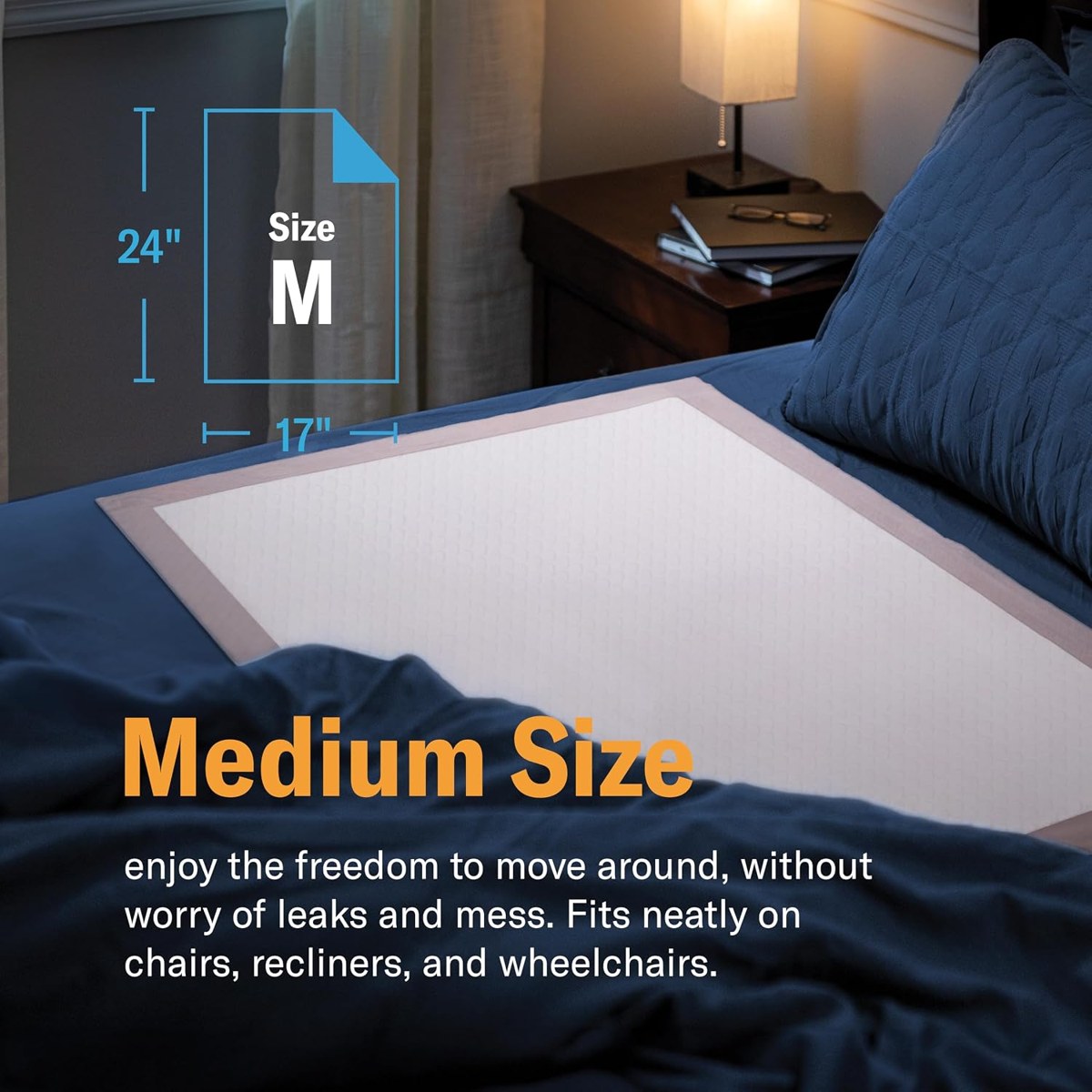 Curera Chucks Premium Disposable Underpads 17x24, 100-Pack, view 5