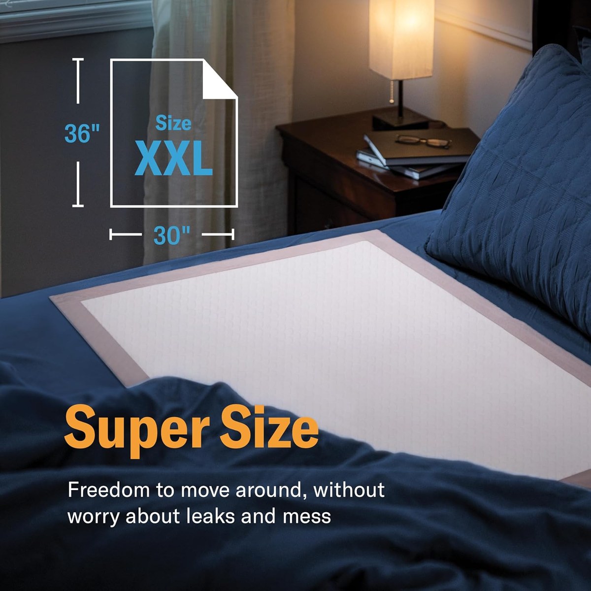 Curera Chucks Premium Disposable Underpads 30x36, 25-Pack, view 4